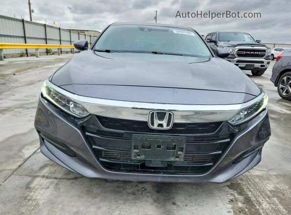 1HGCV1F18KA004347 2019 HONDA ACCORD Gray Vista frontal