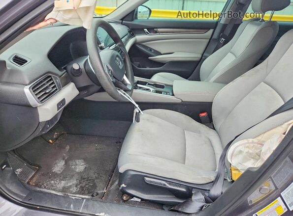 1HGCV1F18KA004347 2019 HONDA ACCORD Gray Vista interior delantera