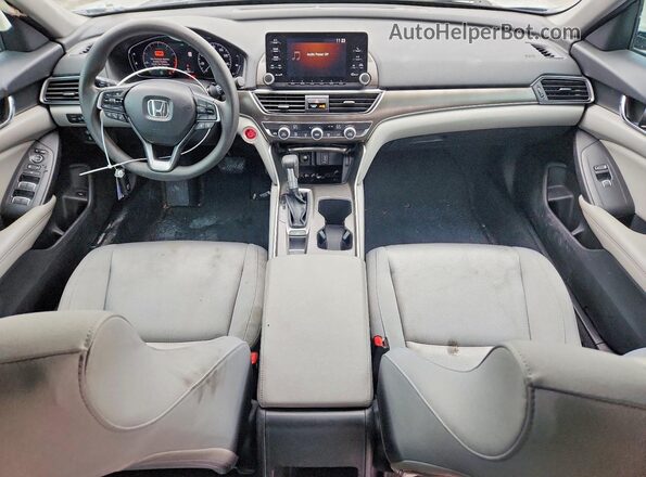 1HGCV1F18KA004347 2019 HONDA ACCORD Gray Vista del salpicadero