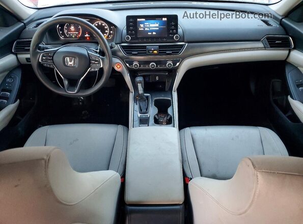 1HGCV1F18KA014232 2019 HONDA ACCORD Burgundy Առջևի վահանակի տեսք