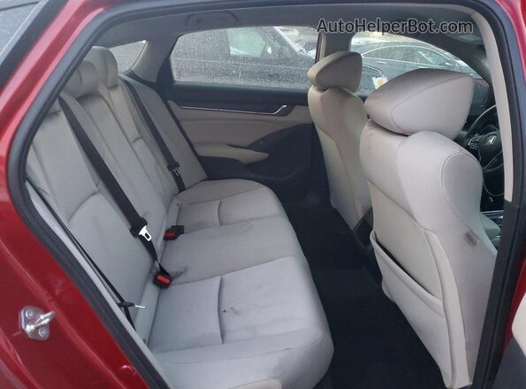 1HGCV1F18KA014232 2019 HONDA ACCORD Burgundy Հետևի նստատեղերի տեսք