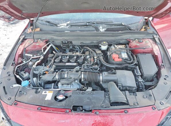 1HGCV1F18KA014232 2019 HONDA ACCORD Burgundy Սալոնի հետևի տեսք