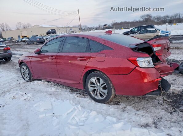 1HGCV1F18KA014232 2019 HONDA ACCORD Burgundy Հետևի ձախ