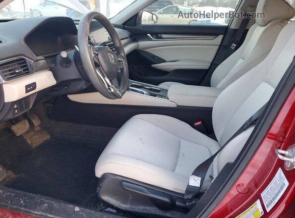 1HGCV1F18KA014232 2019 HONDA ACCORD Burgundy Սալոնի դիմացի տեսք