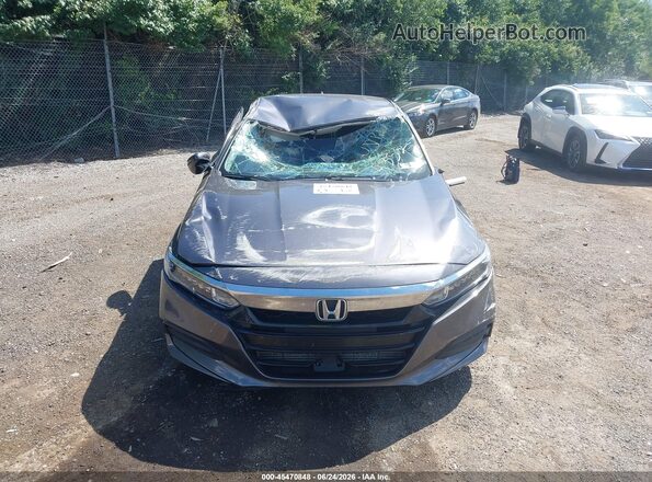 1HGCV1F18KA034352 2019 HONDA ACCORD Gray Instrument cluster view
