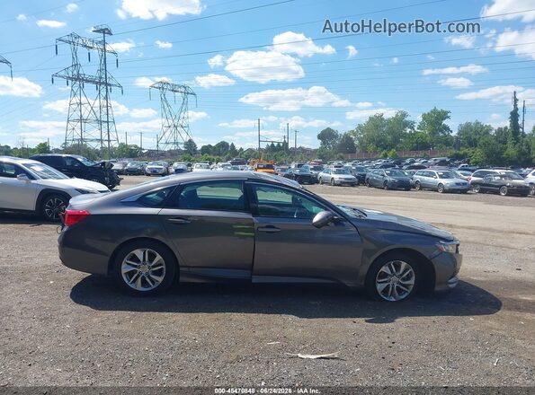 1HGCV1F18KA034352 2019 HONDA ACCORD Gray Rear interior view