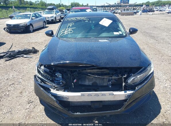 1HGCV1F18KA055170 2019 HONDA ACCORD Black Սարքավորումների վահանակի տեսք