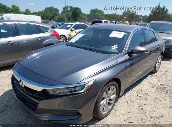 1HGCV1F18KA060126 2019 HONDA ACCORD Gray Vista tres cuartos delantera izquierda