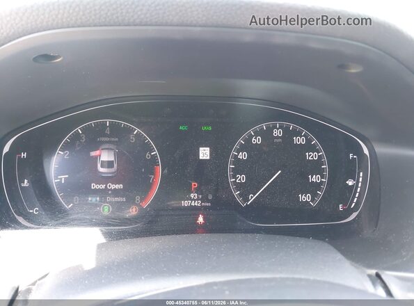 1HGCV1F18KA060126 2019 HONDA ACCORD Gray Vista de los asientos traseros