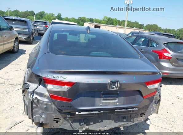 1HGCV1F18KA060126 2019 HONDA ACCORD Gray 