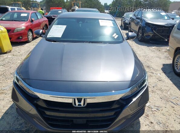 1HGCV1F18KA060126 2019 HONDA ACCORD Gray Vista del cuadro de instrumentos