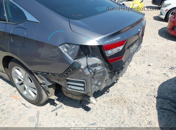 1HGCV1F18KA060126 2019 HONDA ACCORD Gray 