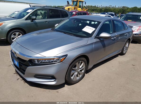 1HGCV1F18KA108689 2019 HONDA ACCORD Silver Vista tres cuartos delantera izquierda