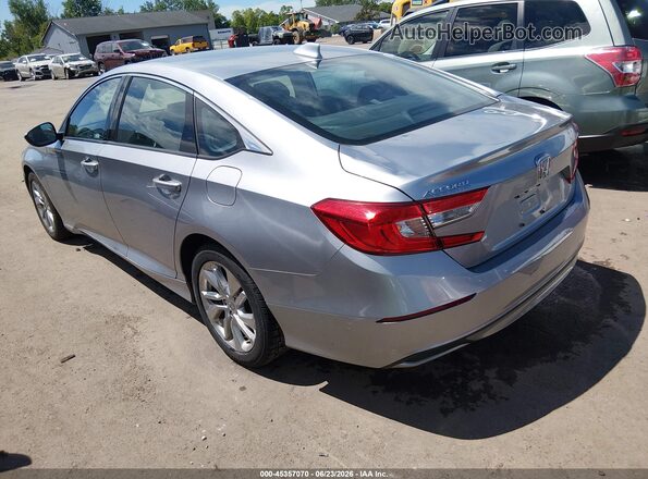1HGCV1F18KA108689 2019 HONDA ACCORD Silver Trasero izquierdo
