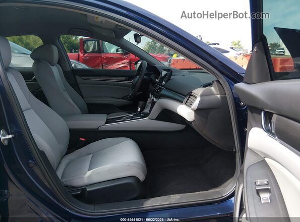 1HGCV1F18KA129641 2019 HONDA ACCORD Blue Սալոնի դիմացի տեսք