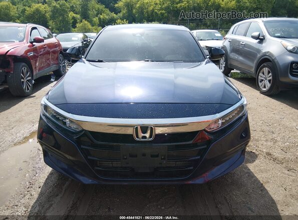 1HGCV1F18KA129641 2019 HONDA ACCORD Blue Սարքավորումների վահանակի տեսք