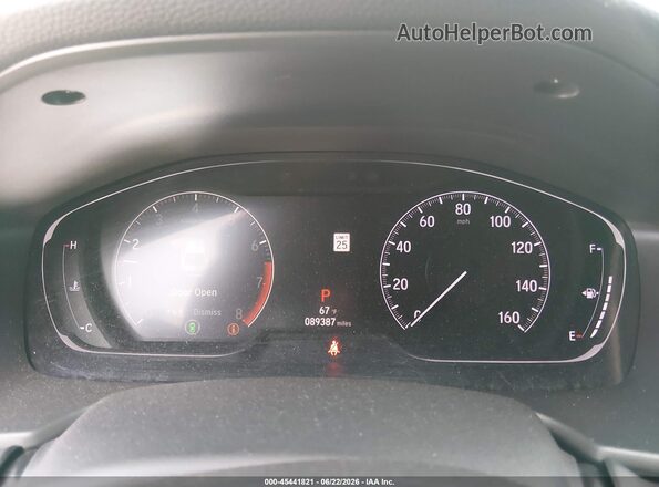 1HGCV1F18KA129641 2019 HONDA ACCORD Blue Հետևի նստատեղերի տեսք
