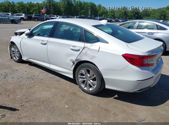1HGCV1F18KA172943 2019 HONDA ACCORD White Задня ліва чверть