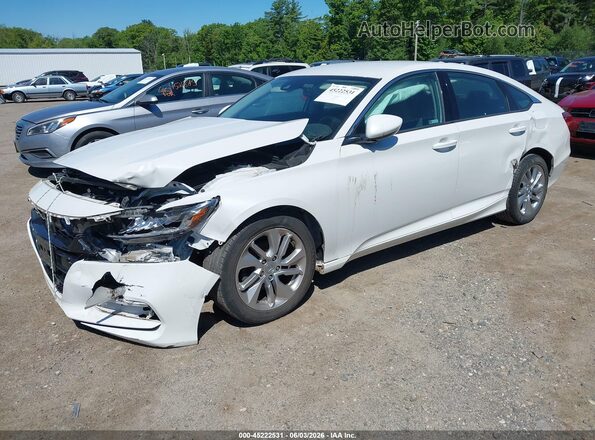 1HGCV1F18KA172943 2019 HONDA ACCORD White Передня ліва чверть