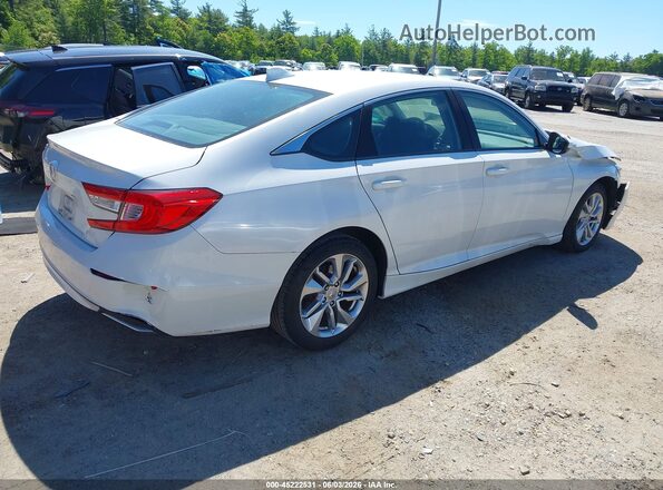 1HGCV1F18KA172943 2019 HONDA ACCORD White Задня права чверть