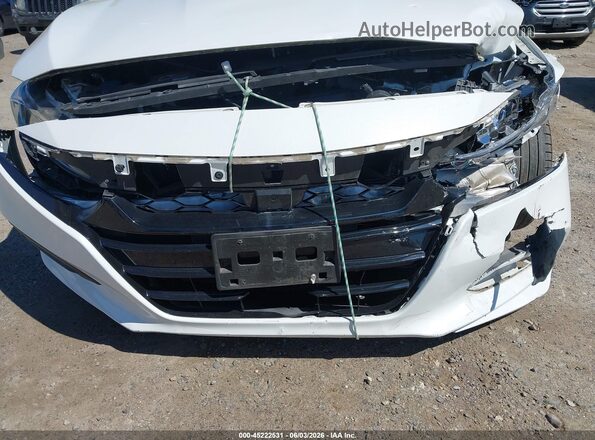 1HGCV1F18KA172943 2019 HONDA ACCORD White Вид спереду
