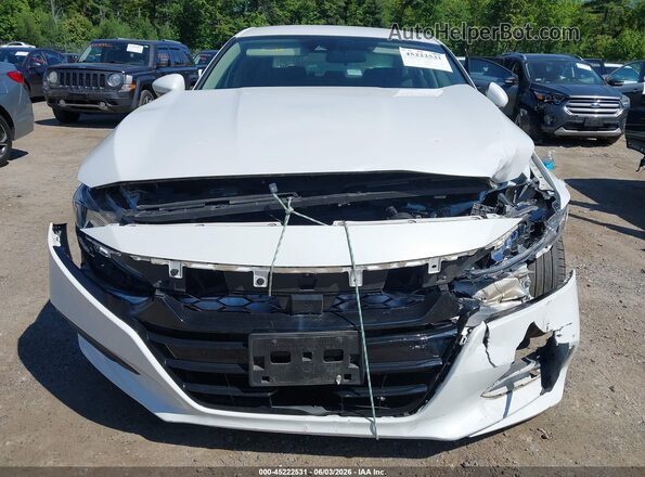 1HGCV1F18KA172943 2019 HONDA ACCORD White Вид задньої частини салону