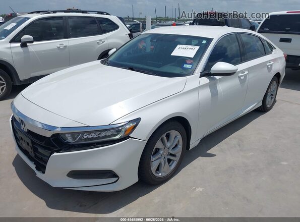 1HGCV1F18LA077638 2020 HONDA ACCORD White Передня ліва чверть
