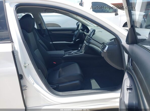 1HGCV1F18LA077638 2020 HONDA ACCORD White Вид салону спереду
