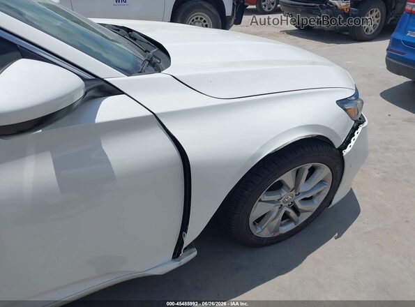 1HGCV1F18LA077638 2020 HONDA ACCORD White Вид спереду