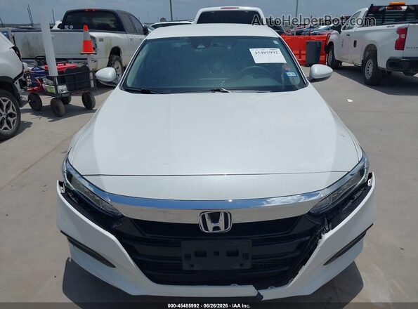 1HGCV1F18LA077638 2020 HONDA ACCORD White Вид щитка приладів