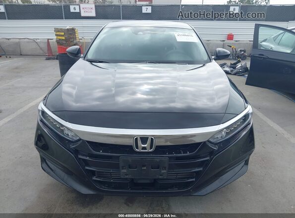 1HGCV1F18LA108032 2020 HONDA ACCORD Black Սալոնի հետևի տեսք