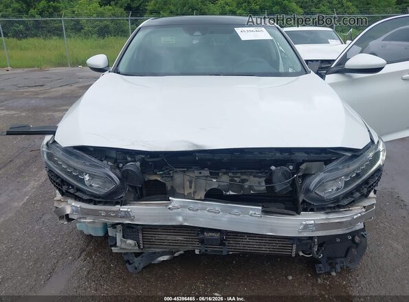 1HGCV1F18LA118642 2020 HONDA ACCORD White Rear view
