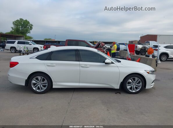 1HGCV1F18LA152032 2020 HONDA ACCORD White Вид задньої частини салону