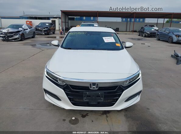 1HGCV1F18LA152032 2020 HONDA ACCORD White Вид щитка приладів