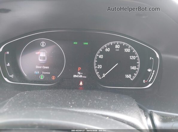 1HGCV1F18LA152032 2020 HONDA ACCORD White Вид задніх сидінь