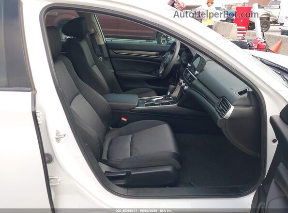 1HGCV1F18LA152032 2020 HONDA ACCORD White Вид салону спереду