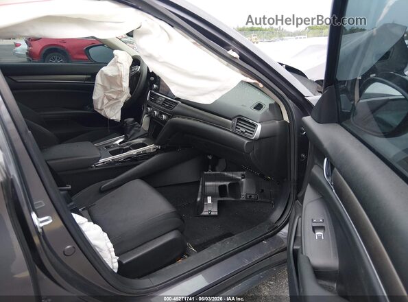 1HGCV1F18MA077141 2021 HONDA ACCORD Gray Front interior view