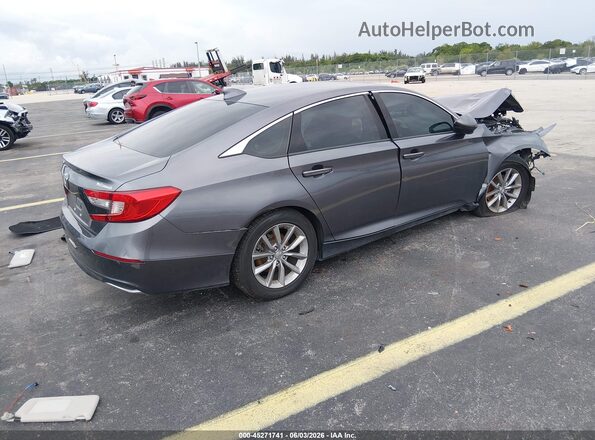 1HGCV1F18MA077141 2021 HONDA ACCORD Gray Rear right