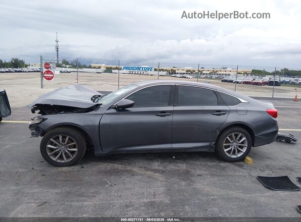 1HGCV1F18MA077141 2021 HONDA ACCORD Gray 