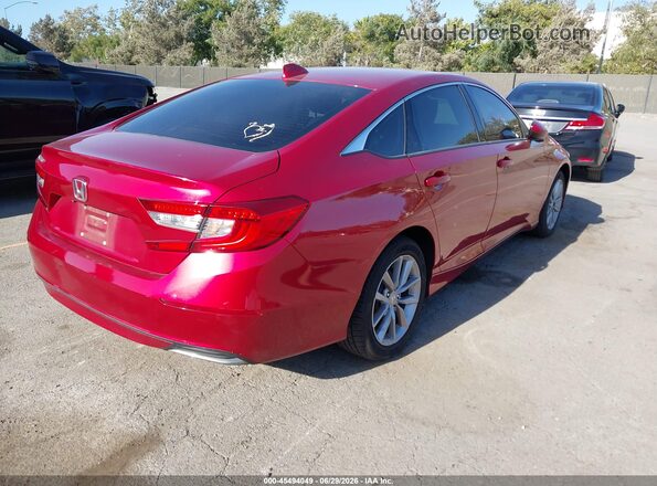 1HGCV1F18MA103639 2021 HONDA ACCORD Red Задня права чверть