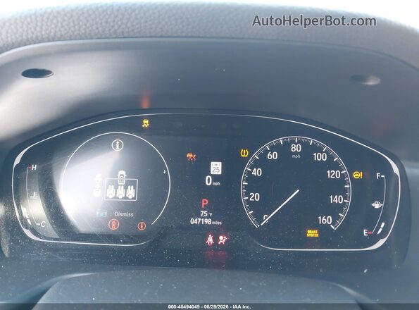1HGCV1F18MA103639 2021 HONDA ACCORD Red Вид задніх сидінь