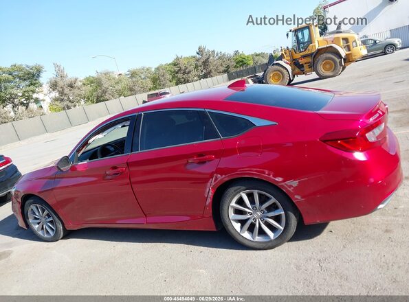1HGCV1F18MA103639 2021 HONDA ACCORD Red Панорамний вид салону 360°