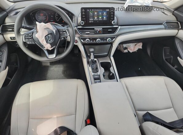 1HGCV1F18NA078663 2022 HONDA ACCORD White Dashboard view