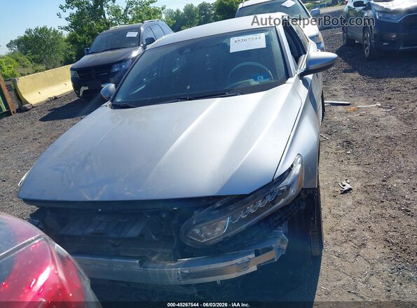 1HGCV1F19JA079377 2018 HONDA ACCORD Silver Widok zestawu wskaźników