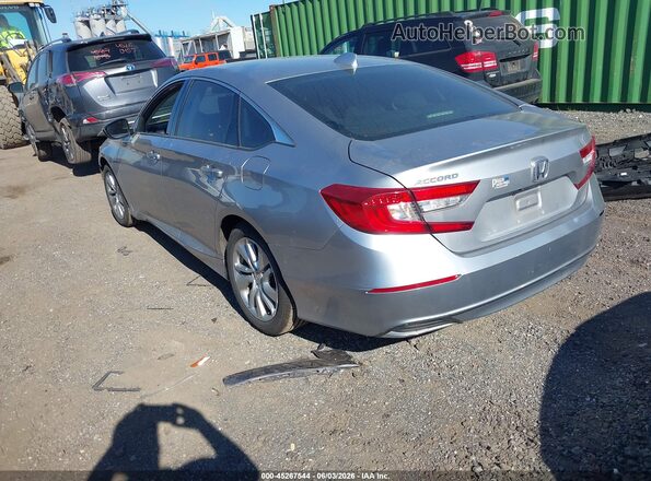1HGCV1F19JA079377 2018 HONDA ACCORD Silver Tył lewy