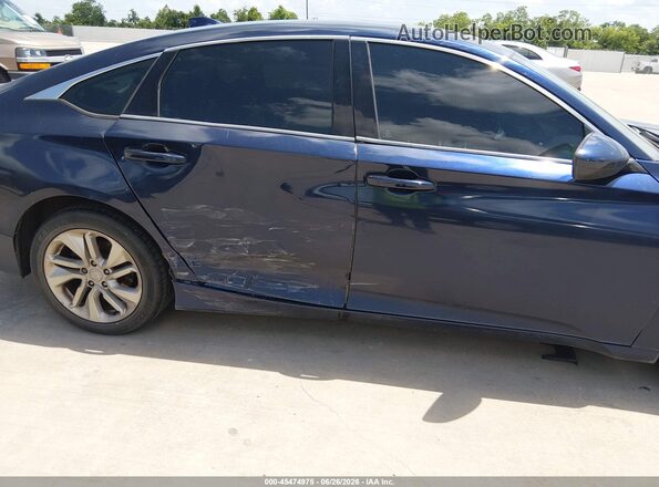 1HGCV1F19JA195050 2018 HONDA ACCORD Blue Vista frontal
