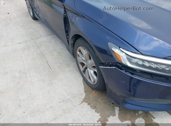 1HGCV1F19JA195050 2018 HONDA ACCORD Blue 