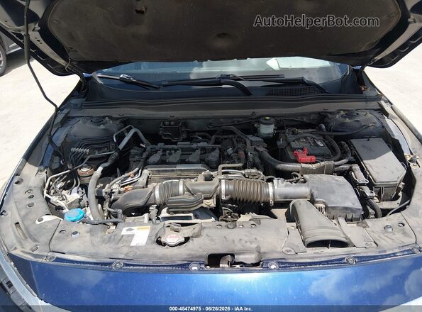 1HGCV1F19JA195050 2018 HONDA ACCORD Blue Vista trasera