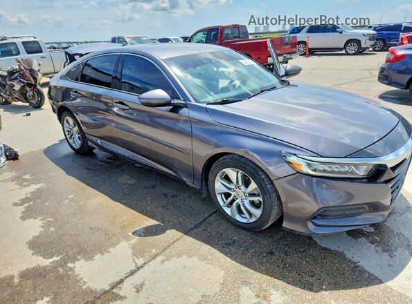1HGCV1F19KA014689 2019 HONDA ACCORD Gray 
