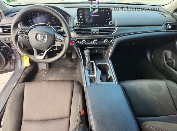 1HGCV1F19KA014689 2019 HONDA ACCORD Gray 